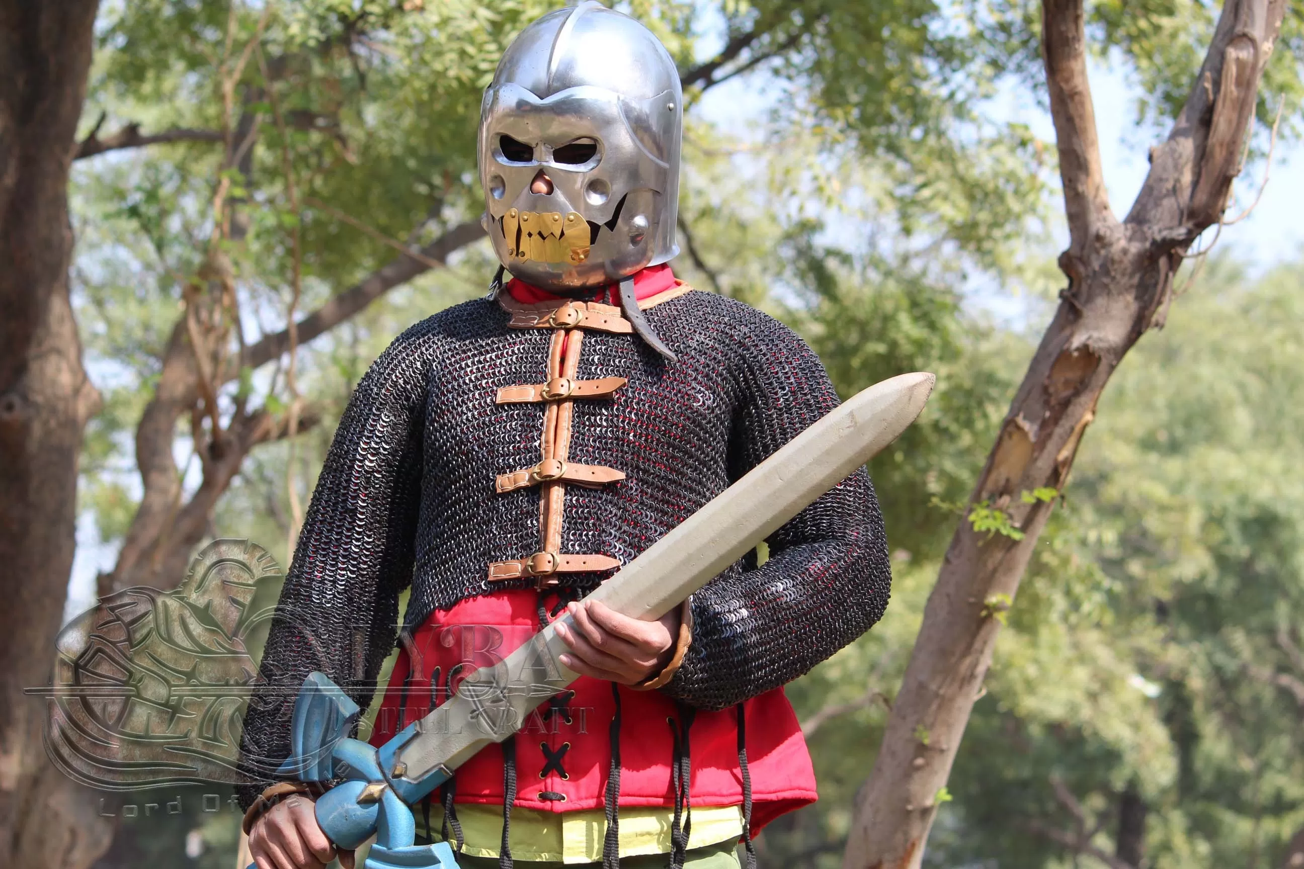DIY Chainmail Armor with Dome Rivets - LORD OF BATTLES