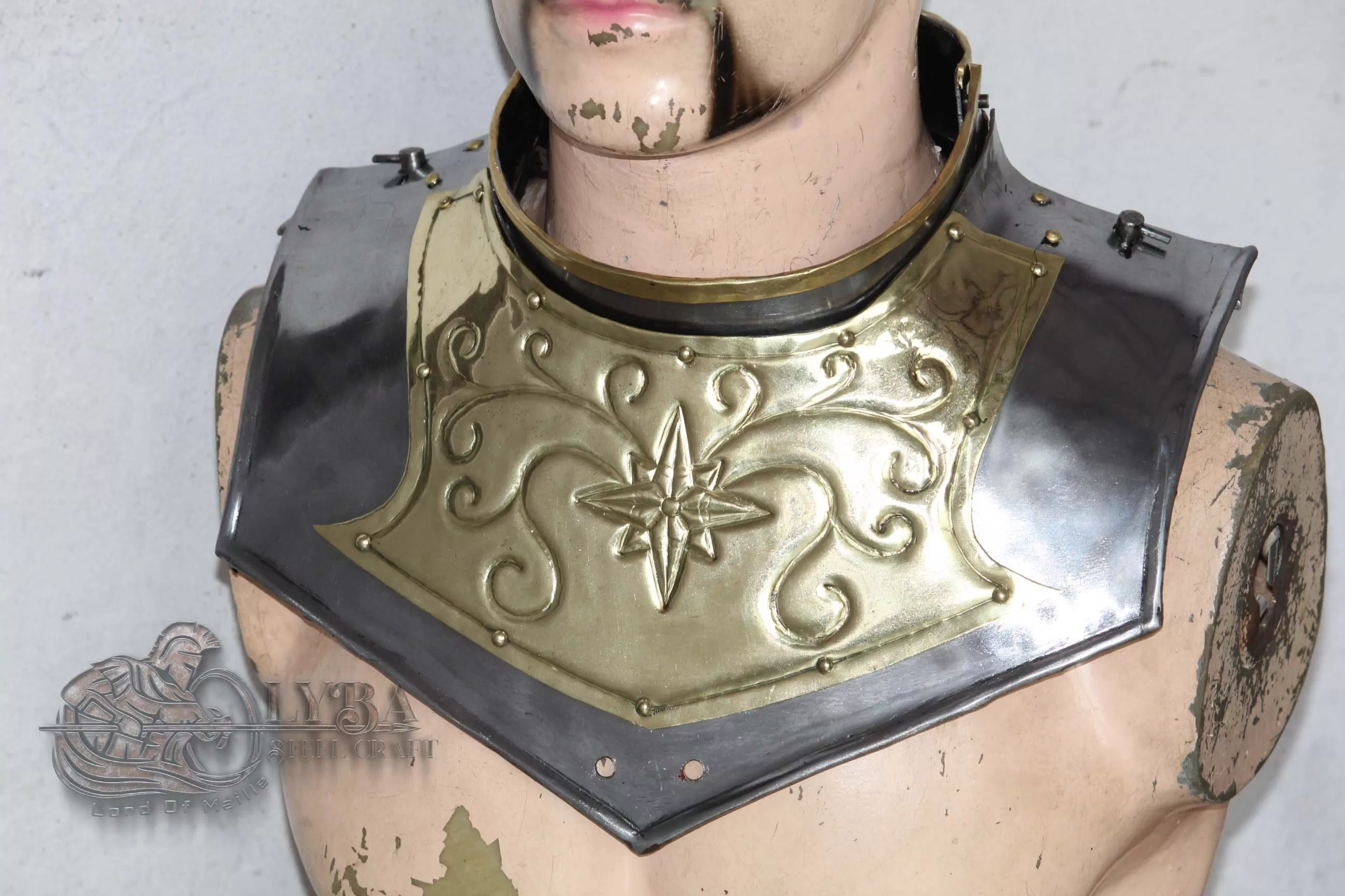 Combat Gorget Sca Larp Medieval, Fantasy Gorget