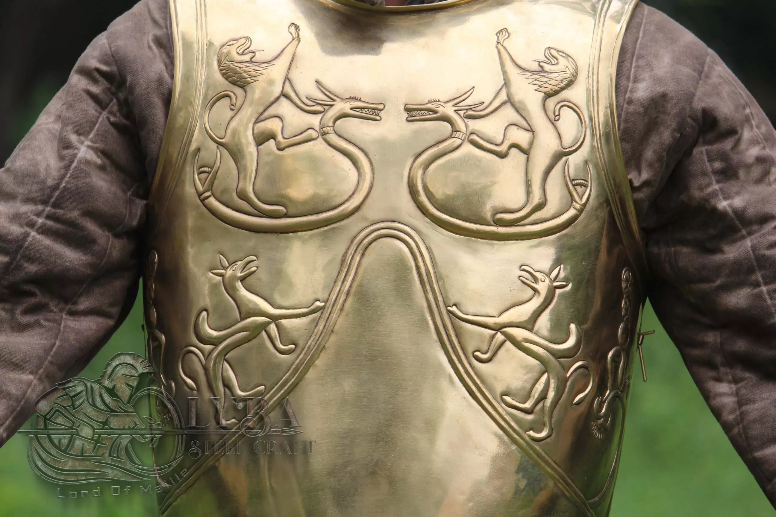 Cretan cuirass from the late 7th century bc. Made Of Brass 1mm