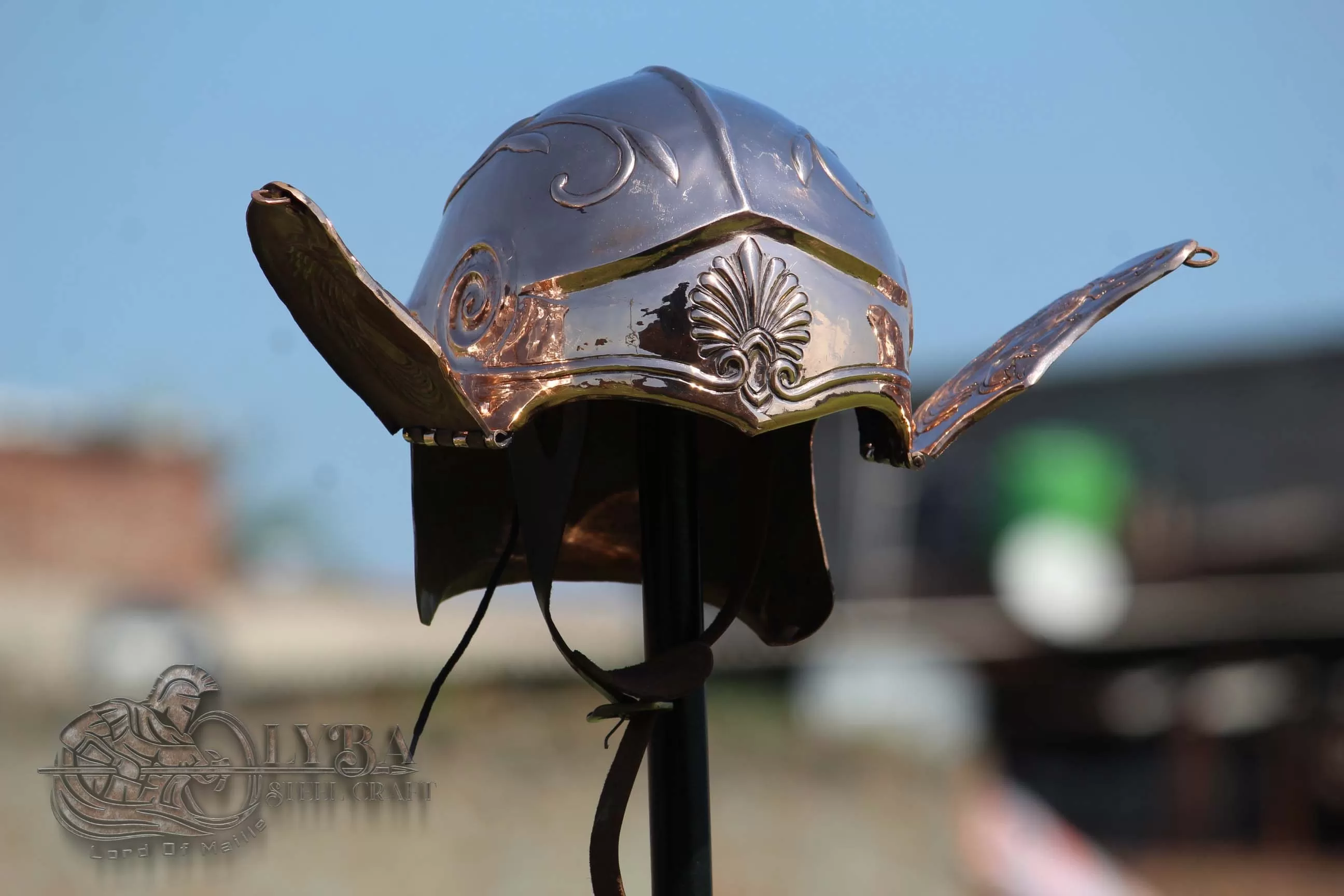  Greek Attic-Chalcidian Helmet MADE FROM BRONZE 1.2MM