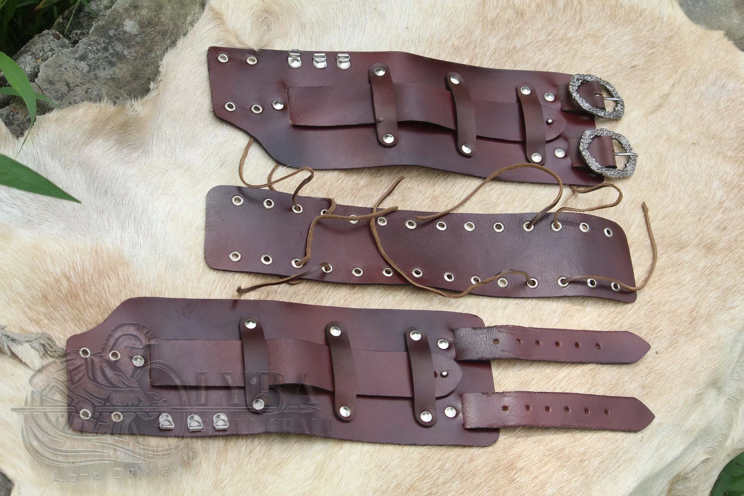 Leather Witcher belt, waist narrow corset best for Larp Event