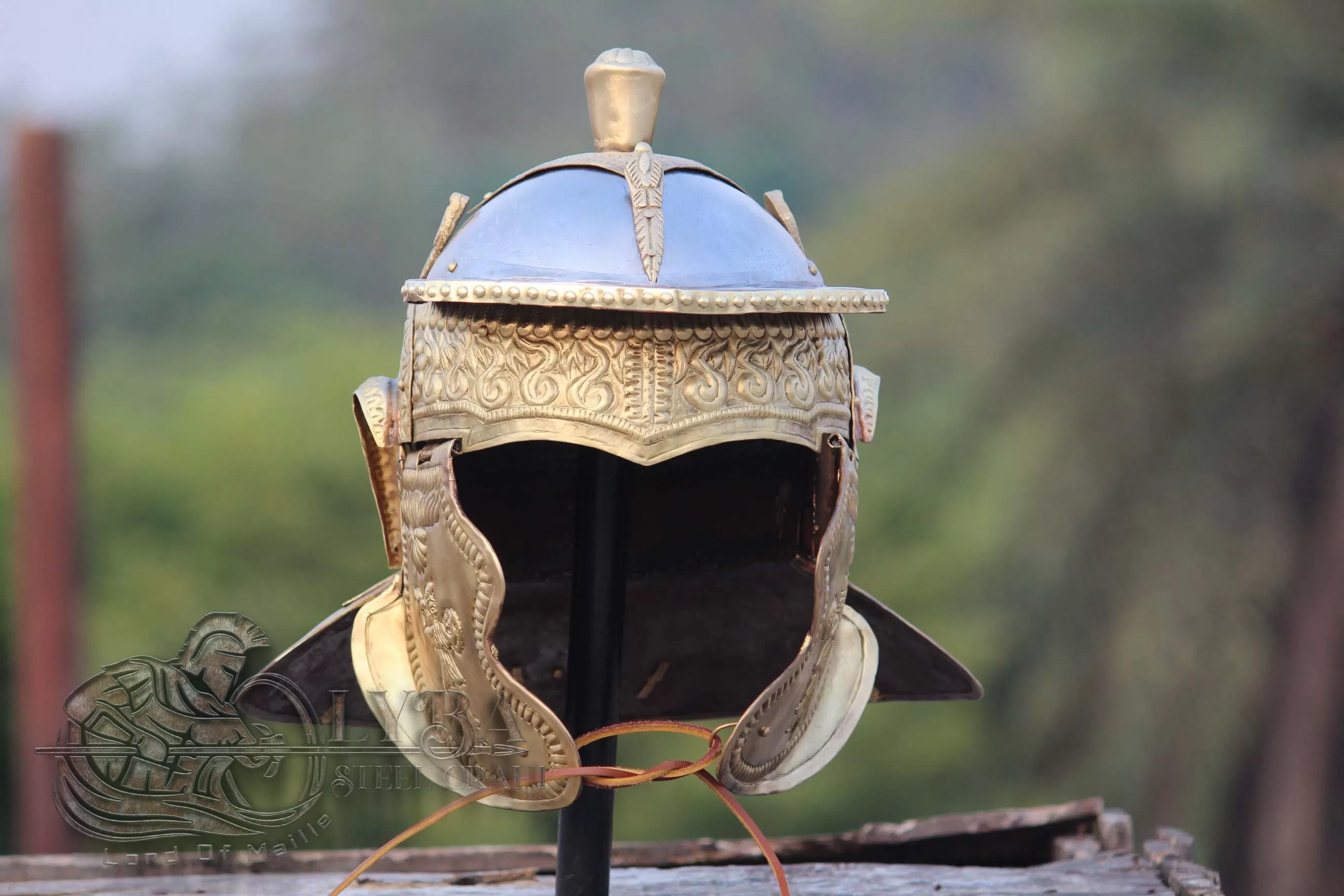 Brass Helmet type Niederbieber found Frankfurt/Heddernheim!