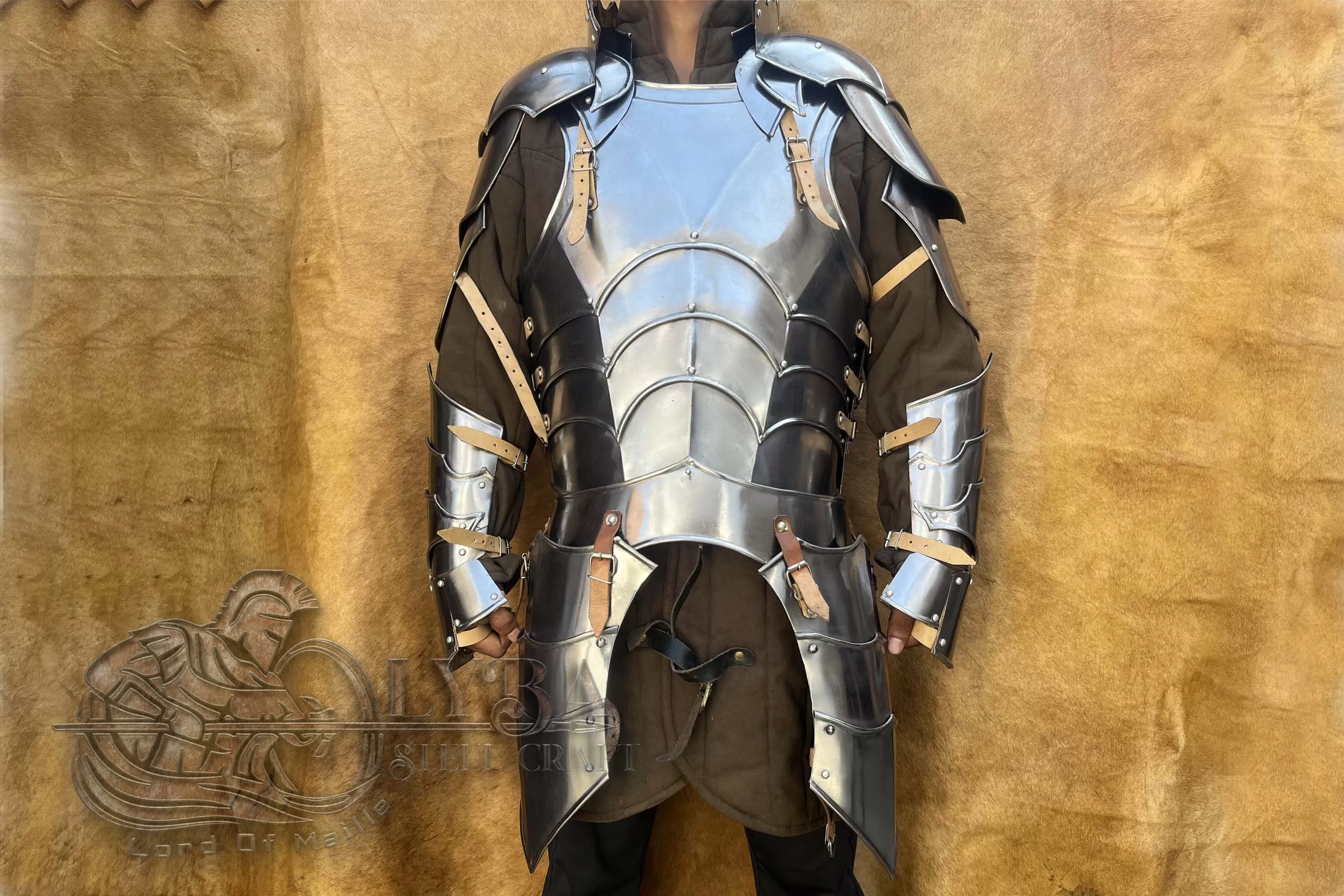 Medieval half body armor | Best wearable armor for him | Plates Fantasy Half Body Armor suit / Cuirass & Pauldrons/Gauntlets / Costume armor