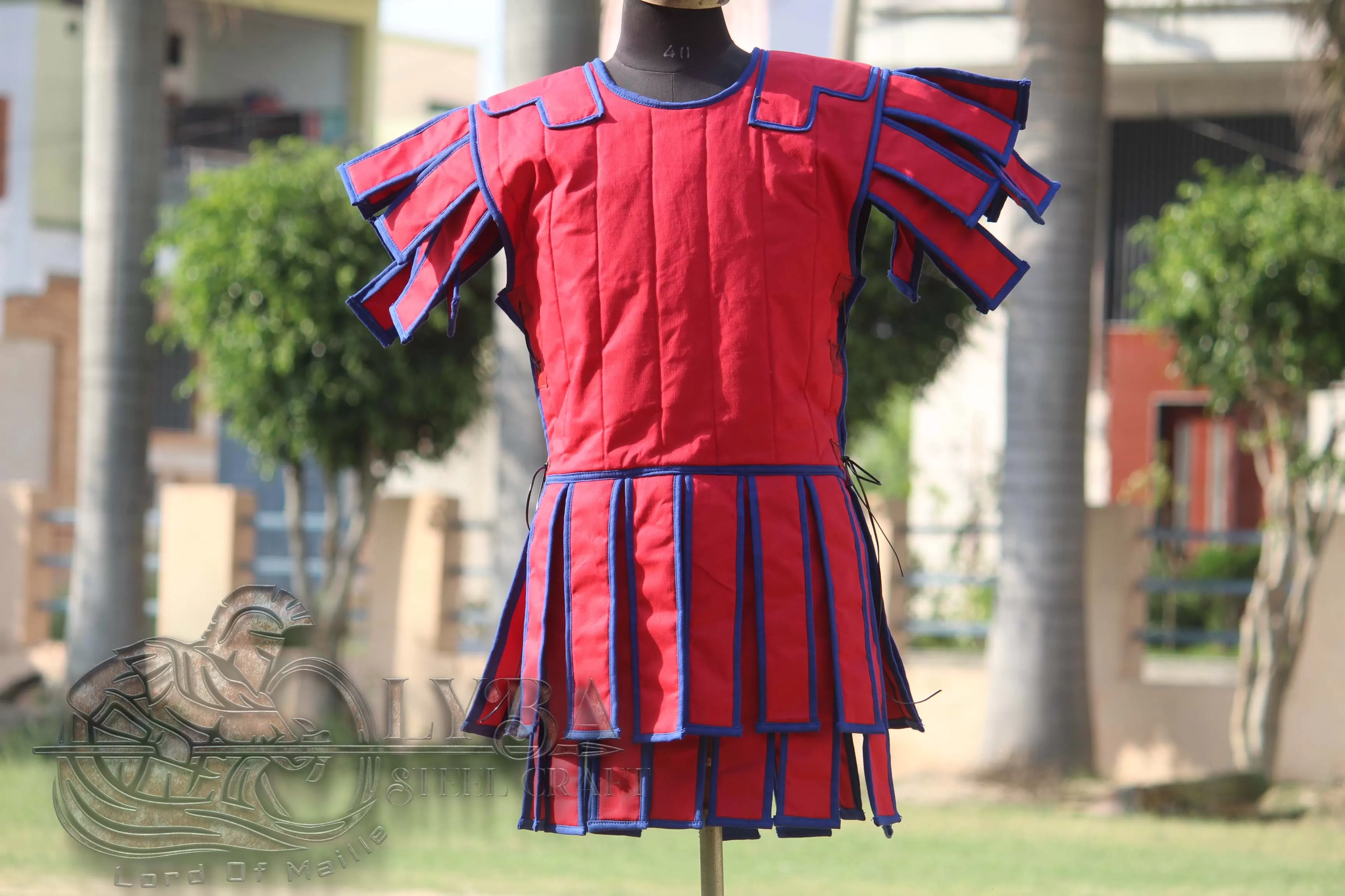 Roman Subarmalis Best For Roman Events - Red & Blue Edges
