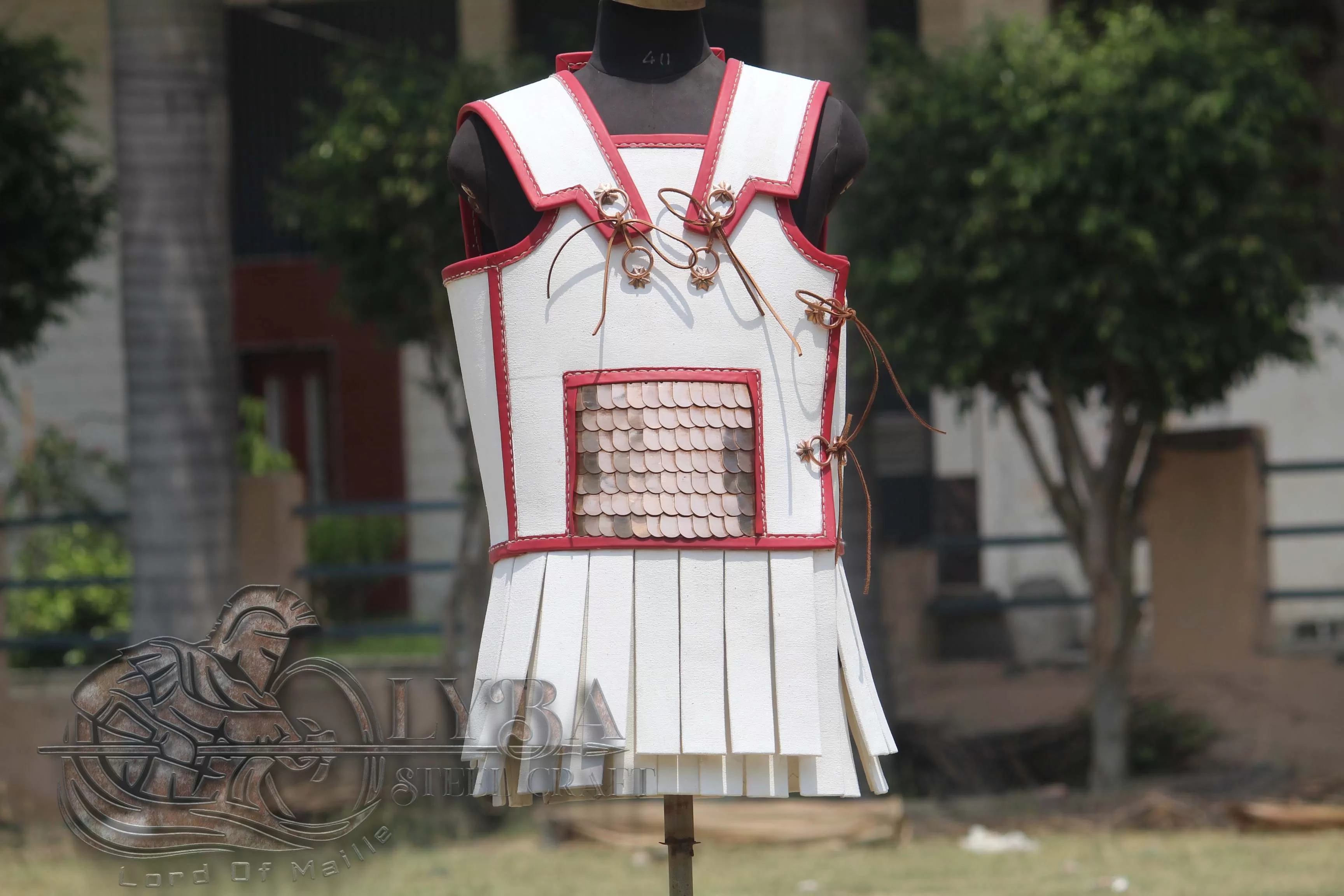 THE LINOTHORAX/SPOLAS MADE FROM LEATHER AND LINEN CLOTH BEST FOR HOPLITE