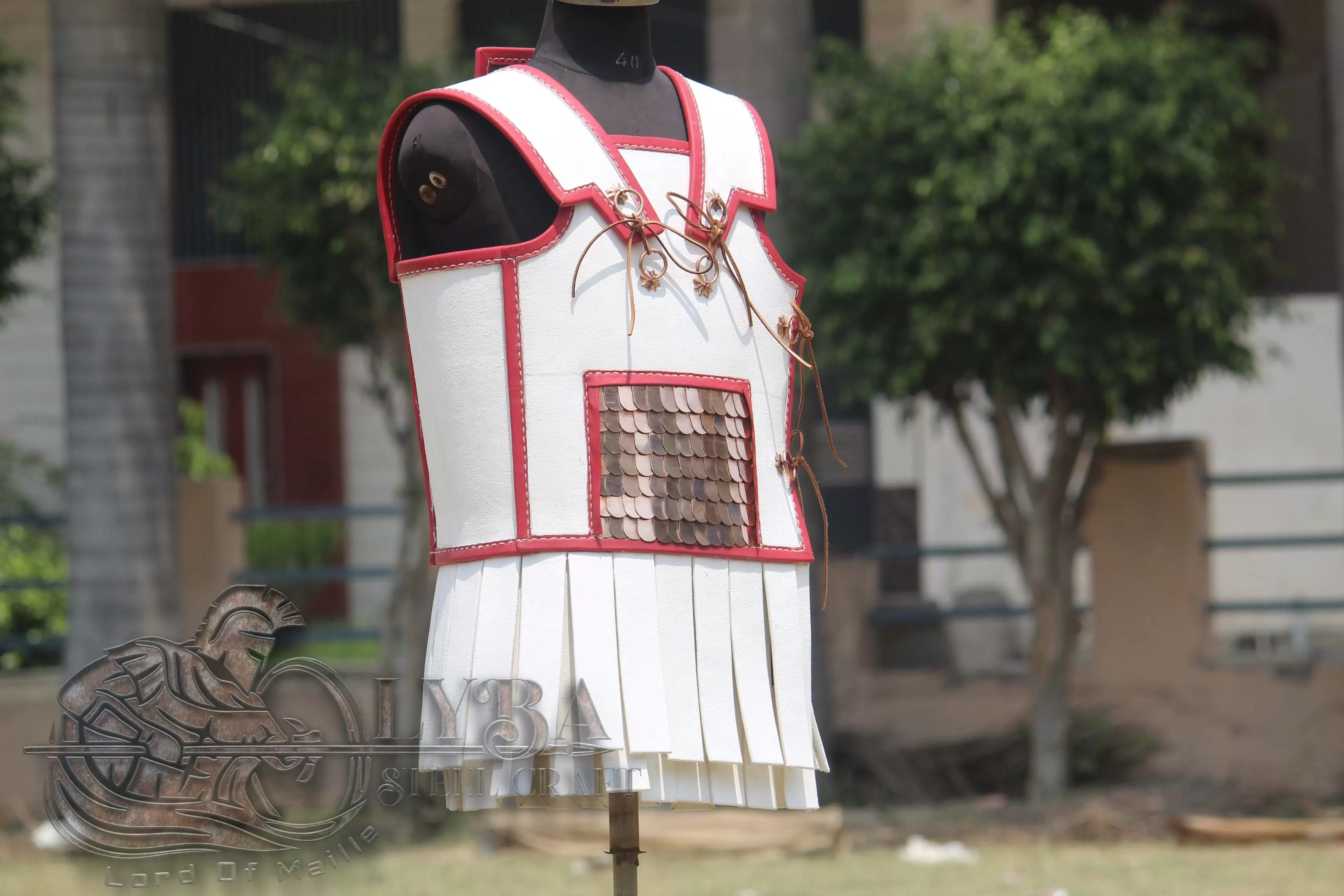 THE LINOTHORAX/SPOLAS MADE FROM LEATHER AND LINEN CLOTH BEST FOR HOPLITE