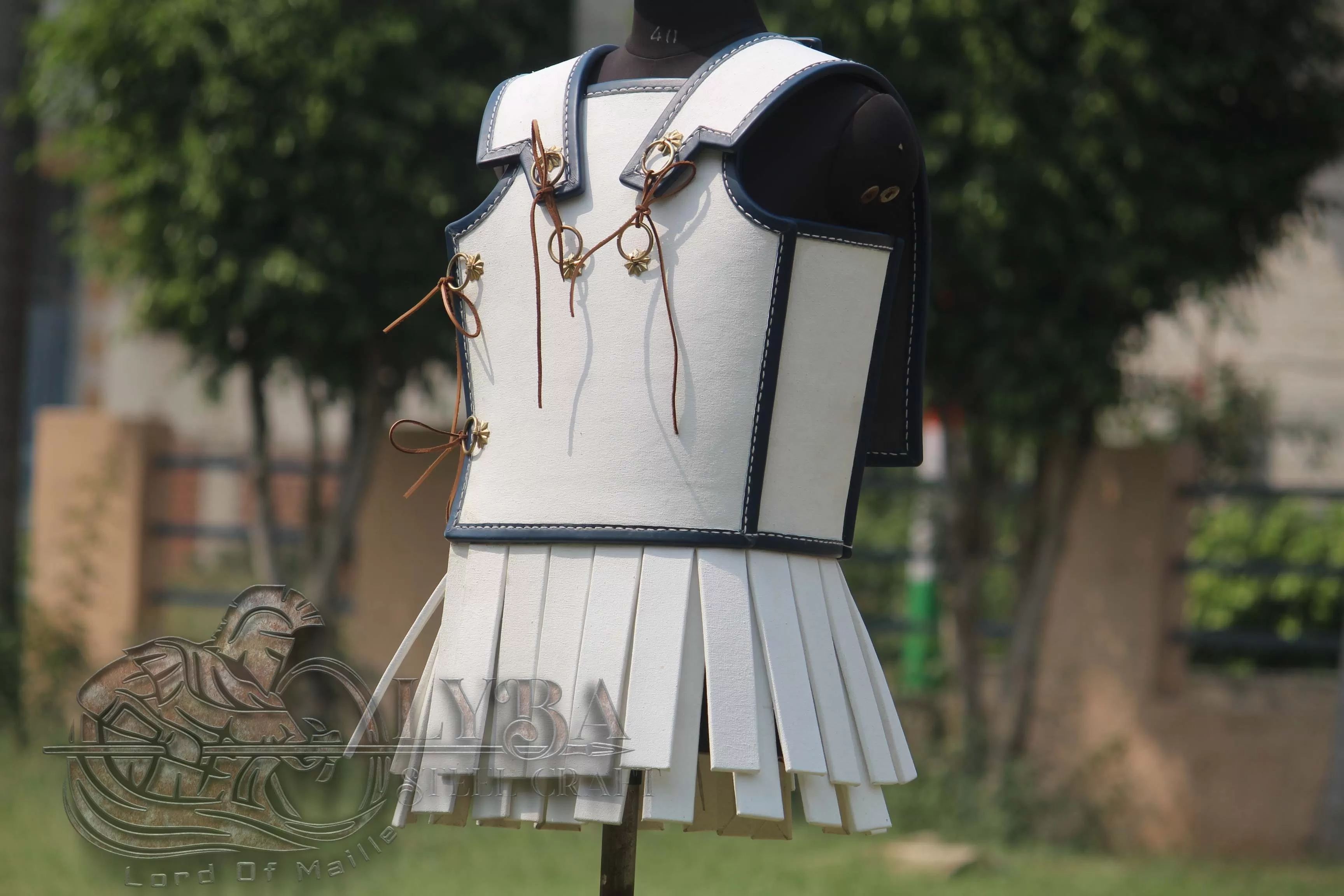 THE LINOTHORAX/SPOLAS MADE FROM LEATHER AND LINEN BEST FOR HOPLITE 