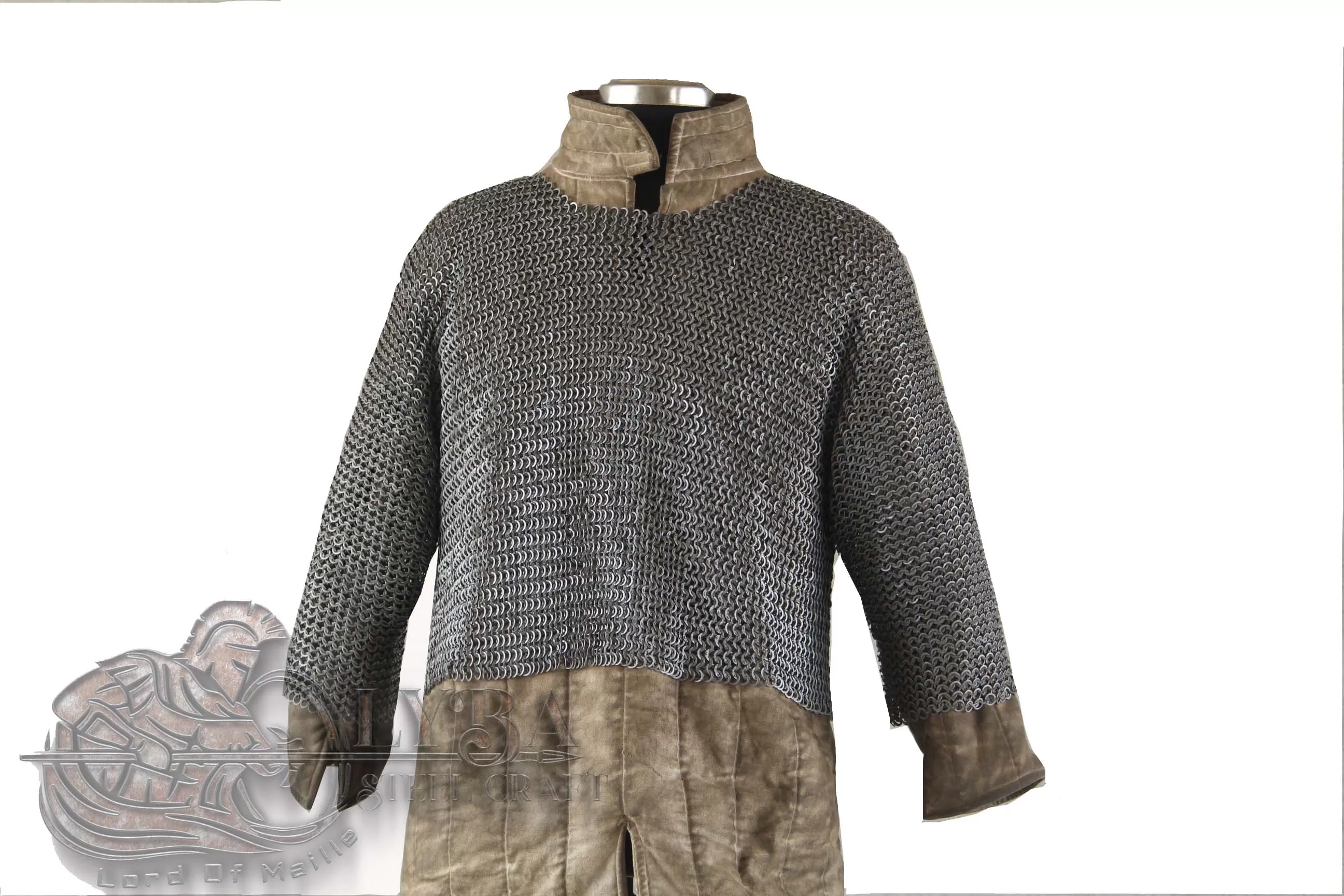 Wedge Riveted 9mm Chainmail Shirt – Half Body Medieval Armor | Viking & Knight Reenactment